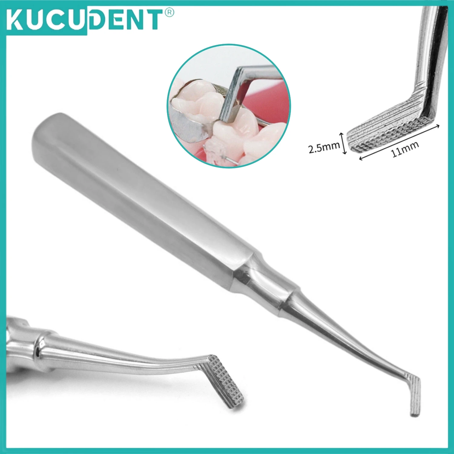 Dental Orthodontic Band Pusher Seater Elevator Stainless Steel Molar  Bands Pushing Lift Seating Dentistry Lab Instruments