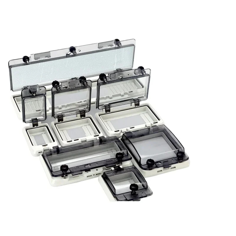Plastic transparent protective window   2-16p circuit breaker protective   outdoor waterproof switch panel rainproof cover