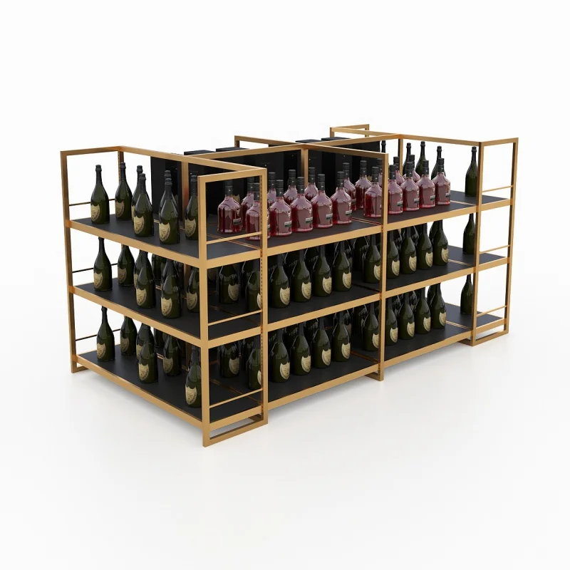 Custom. top unique custom whisky store metal frame stand red floor to ceiling wine display shelf rack