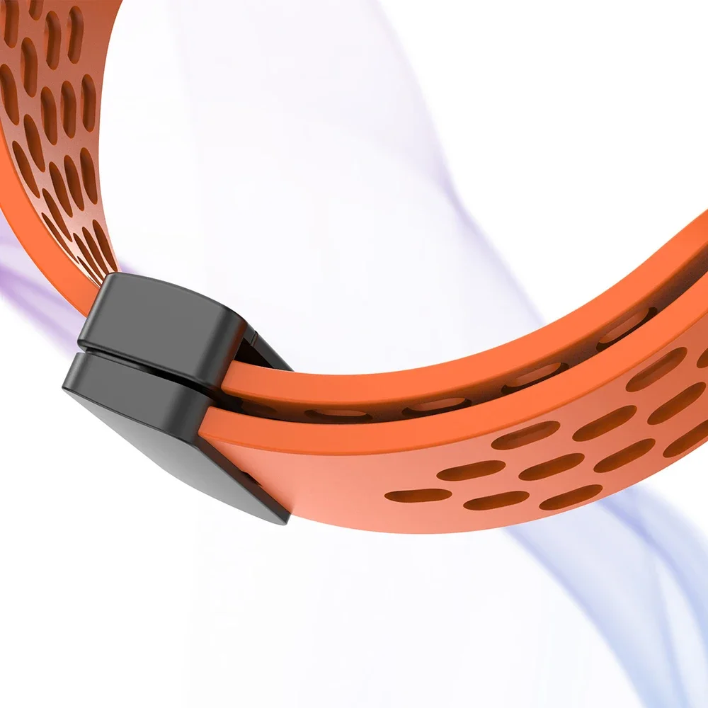 Cinturino magnetico da 18mm 20mm 22mm per Samsung Galaxy Watch 4/5/6/Gear S3/Active 2 cinturino in Silicone Huawei GT4 GT3 2E Garmin Venu 3S 2 S