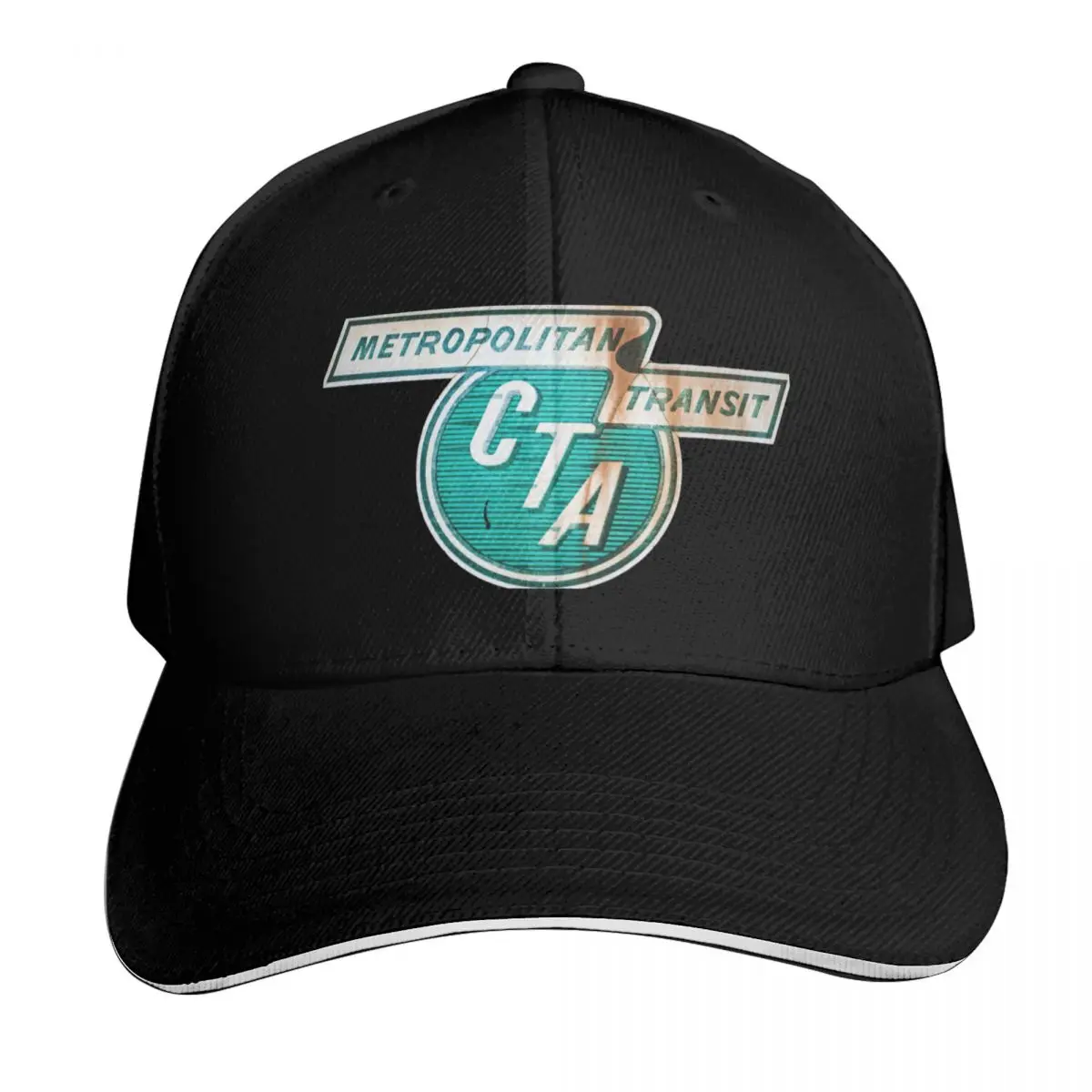 CTA Service Car Baseball Cap Strapback Dad Hat Six Panel Structured Crown Sun Protection UPF 50+
