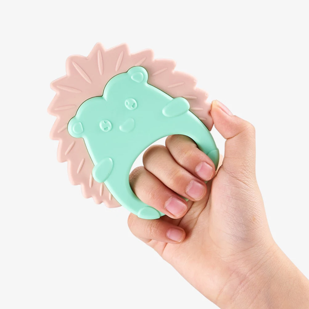 Lot de 6 hochets de dentition pour bébé, forme animale, couleurs vives, à saisir facilement pour nouveau-nés, outil apaisant pour la dentition, hochet polyvalent