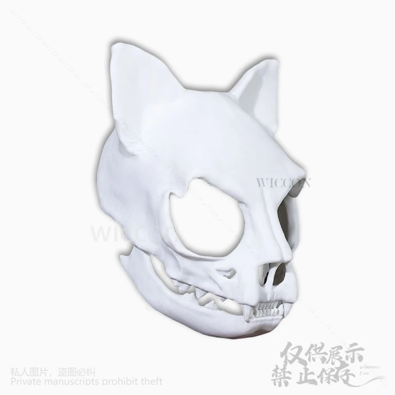 Anime Animal 3D Print Furry Cosplay Head Skull Kigurumi Cat Mask Props Furrysuit Headwear For Halloween Christmas Cos Customized