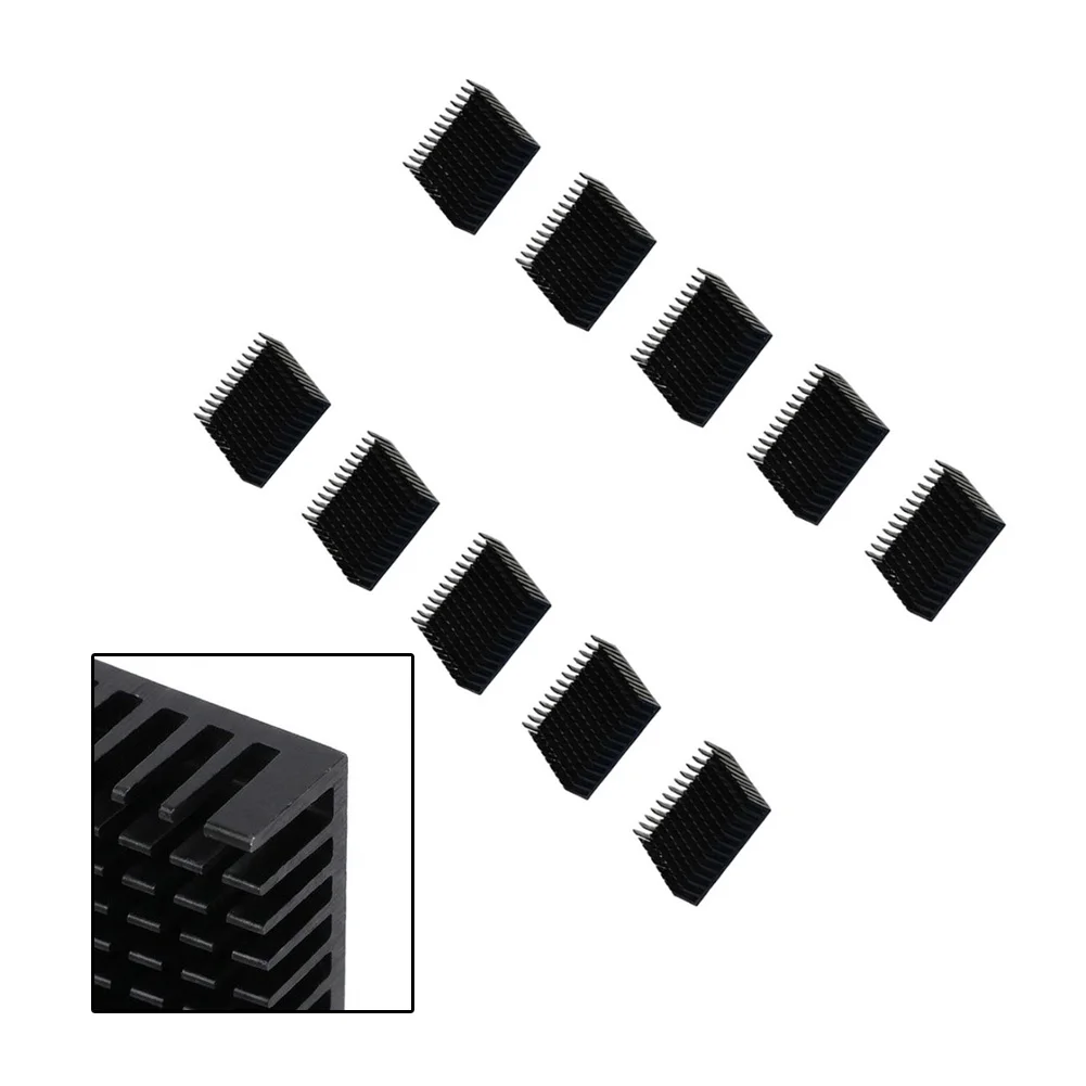 10pcs 42mm Stepper Motor Heat Sink for 3D Printer Aluminum Body with Thermal Pad to Help Maintain Optimal Operating Temperatures