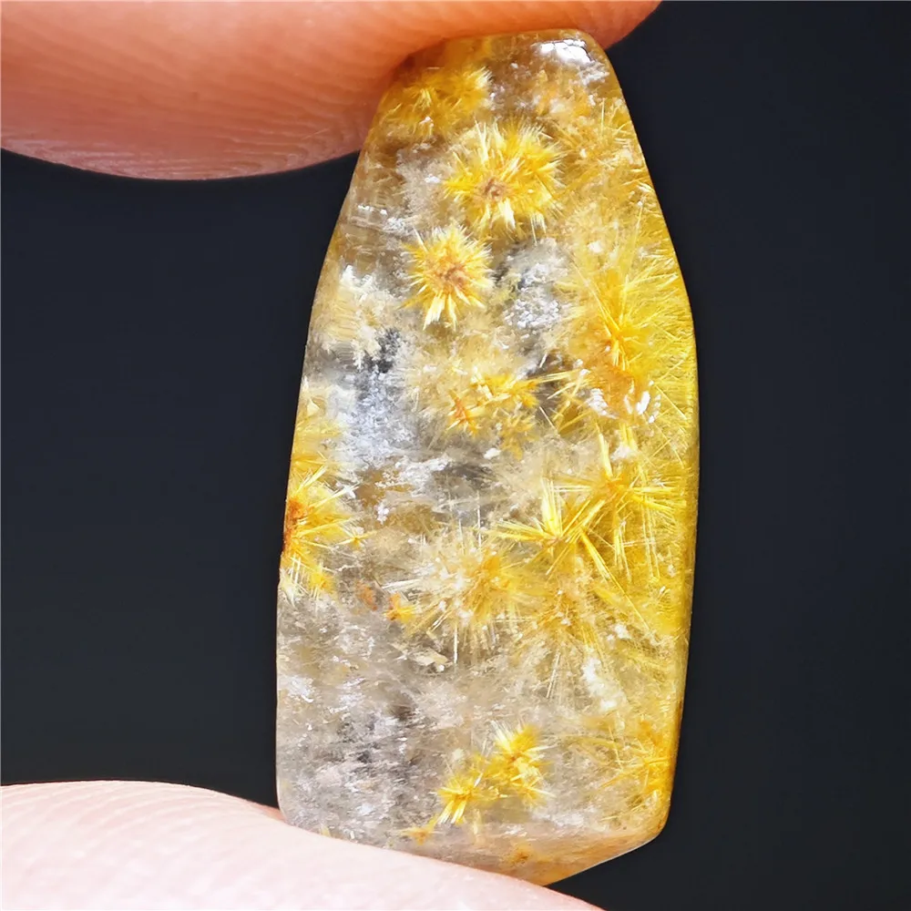 

Натуральное натуральное золото, рутилированный кварц, подвеска в виде солнечного цветка, бусина, сырье, медь, рутилированный кварц, ювелирные изделия для женщин, Бразилия AAAAAAA