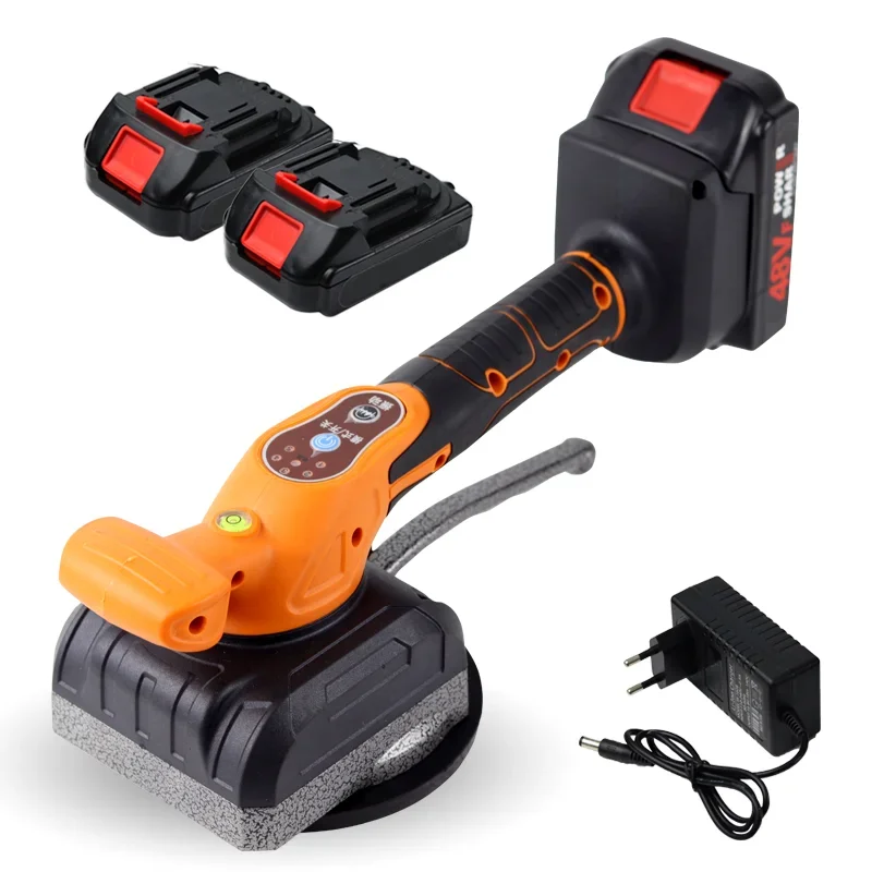 Professional  48VF Automatic Electric Tiling Machine 5 Gears Rechargeable Floor Laying Leveling Tool Bubble Leveler Power Tools