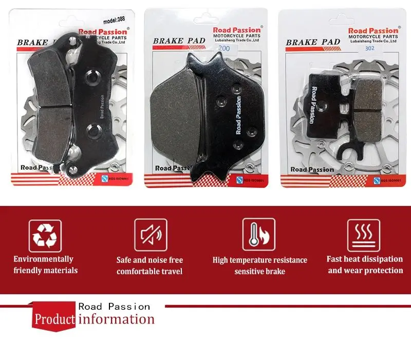 Motorcycle Front Rear Brake Pads for Harley Touring FLT FLHT FLHTCI Road King FLHR FLHCI 1986 1987 1988 1989 1990-1999 FA94 201