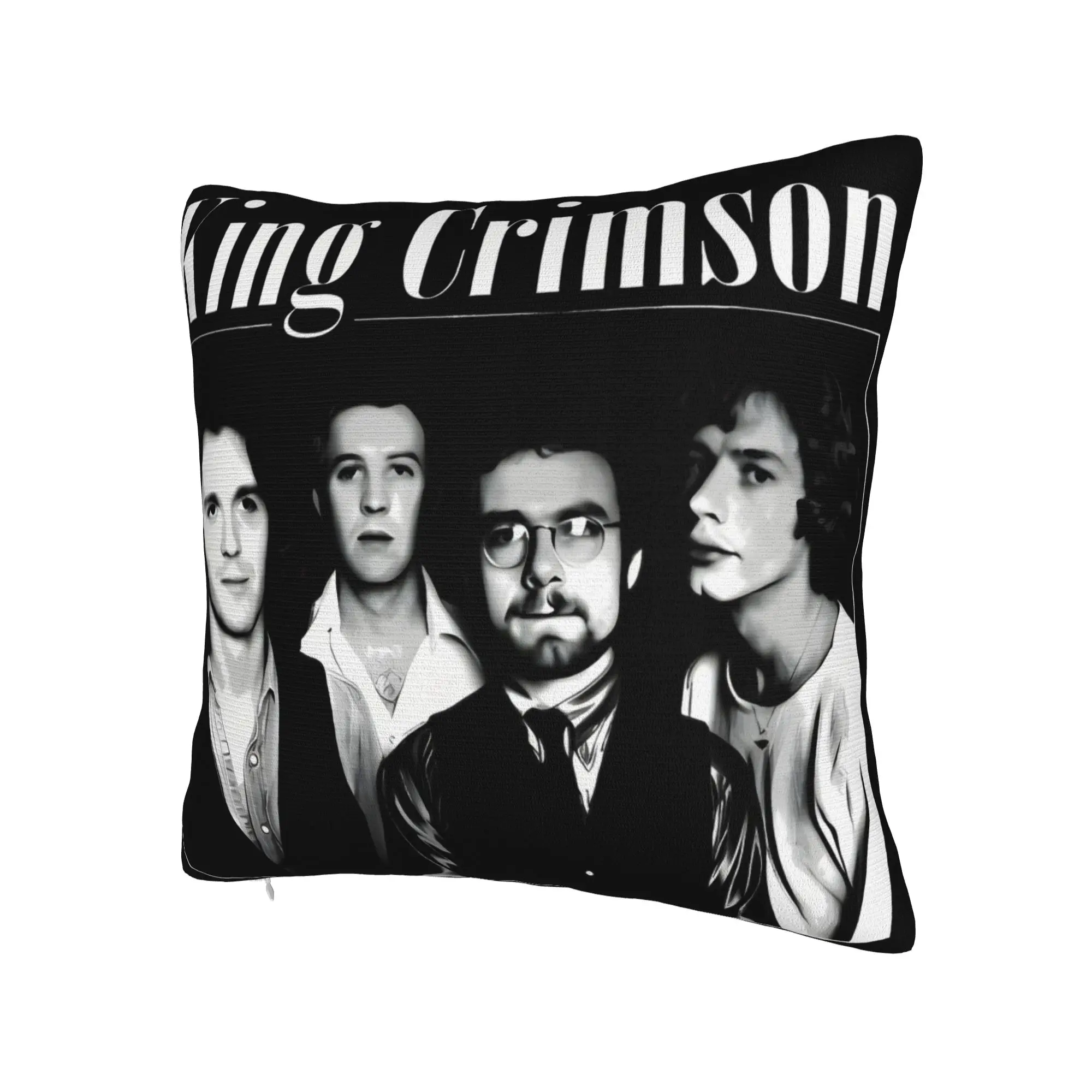 King Crimson Rock Band Pillowcases Accessories Printing Cushion Cover Gift  Pillow Case Cover Home Multi Size