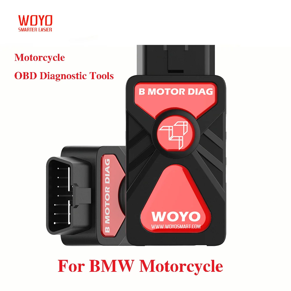 WOYO CTB008 For BMW Motorcycle Diagnostic Tools Supports All EU4 Compliant Round 10Pin Diagnosis Connectors Moto Scanner