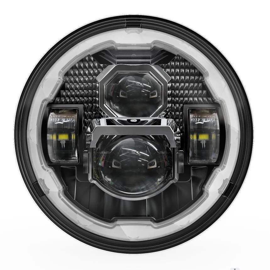 Led Headlight For Yamaha Motorcycles Road Star 1600 1700 Midnight / Silverado Motorcycle Accessories For Yamaha V Star 650 1100