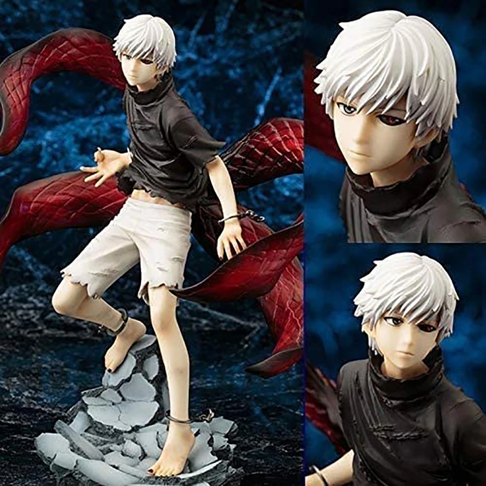 

Anime Kaneki Ken figure Kaneki Ken action figure Kaneki Ken figurine interchangeable accessorie Model Toy Collection Statue Gift