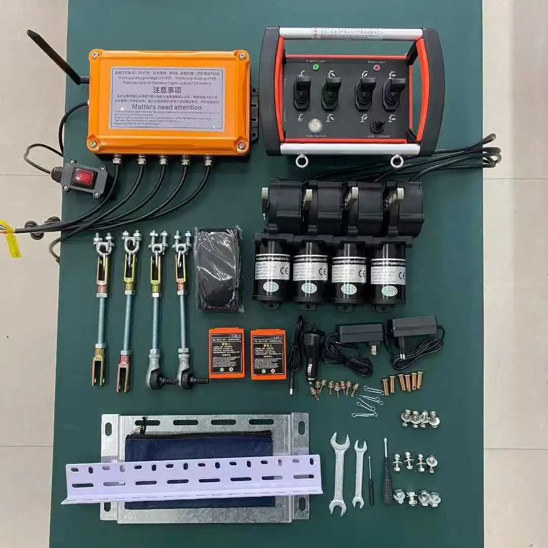 6 Functions Hydraulic Valve Joystick Remote Control Crane Control System for Truck Crane Weightlifting Equipment