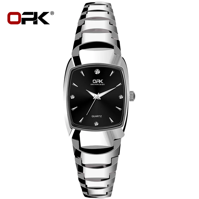 Opk Merk Horloge Fabrikanten Groothandel Verkoop Van Roestvrij Staal Quartz Paar Horloge Dames Horloge Casual Dames Horloge