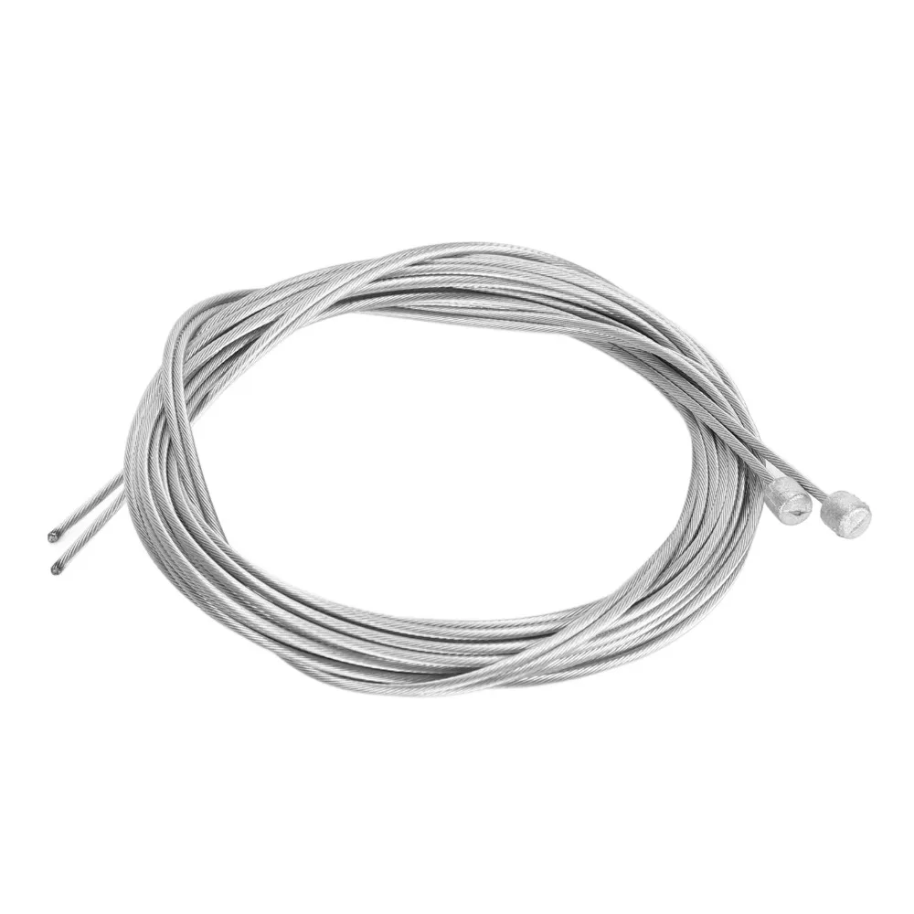 10PCS Zinc-Coated Bike Shifter Cable 2100mm × 1.2mm High Performance Bike Derailleur Wire Rustproof Shift Cable Wire