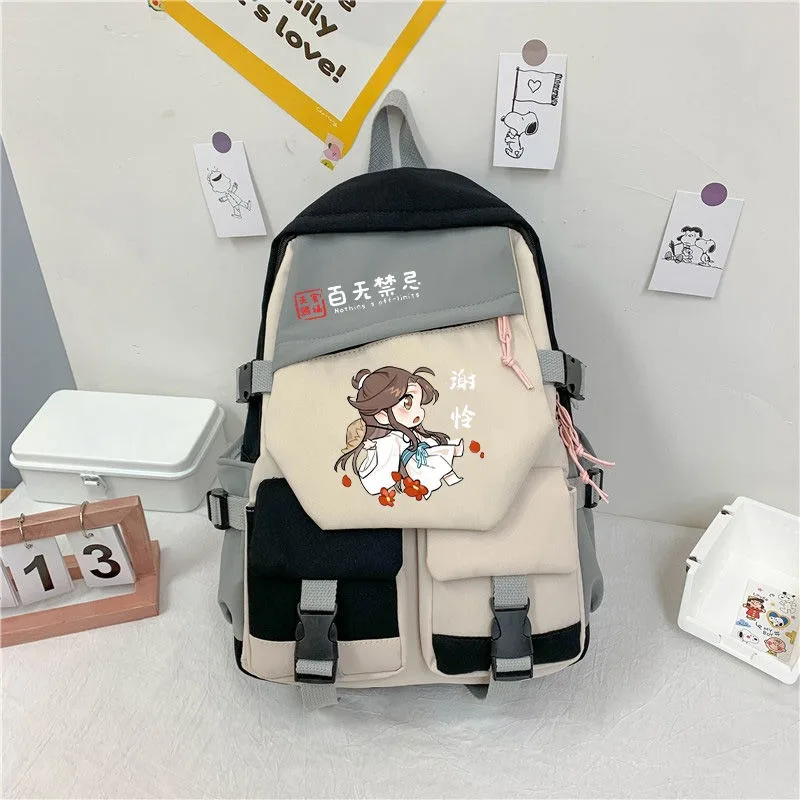 حقائب مدرسية للطلاب والمراهقين من Tian guan ci fu، حقائب ظهر Mochilas Anime ذات سعة كبيرة للفتيات والأولاد
