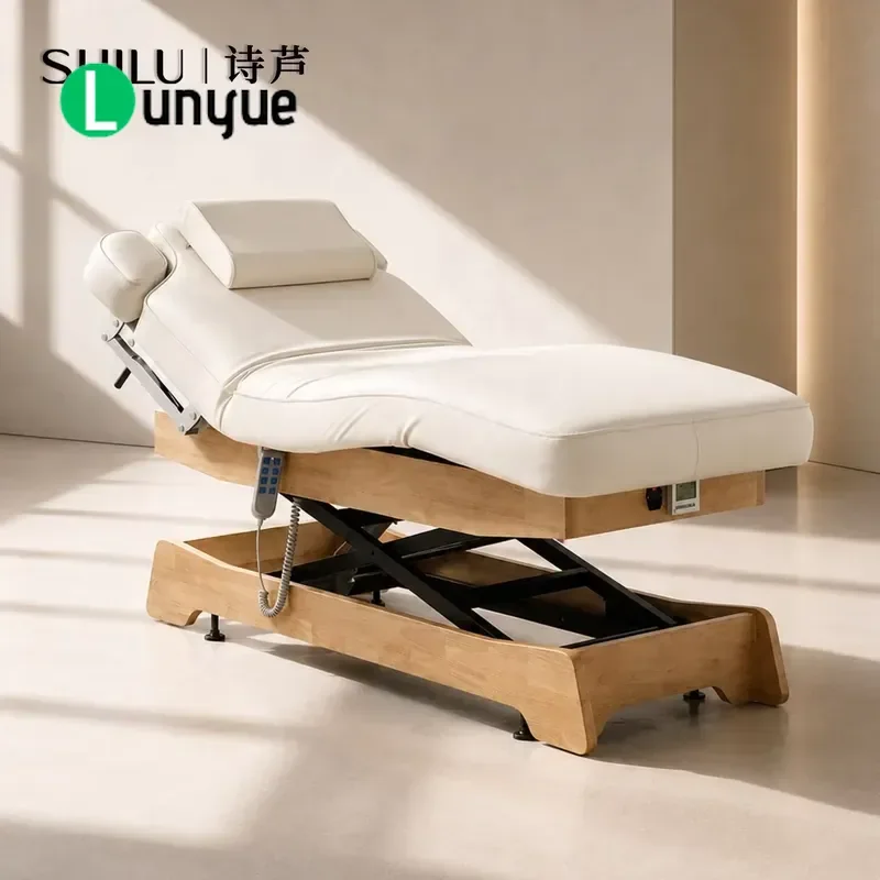 Height Adjustable Electric Facial Bed Spa Treatment Table for Medical Spas Beauty Salons Massage Therapy Portable Durable
