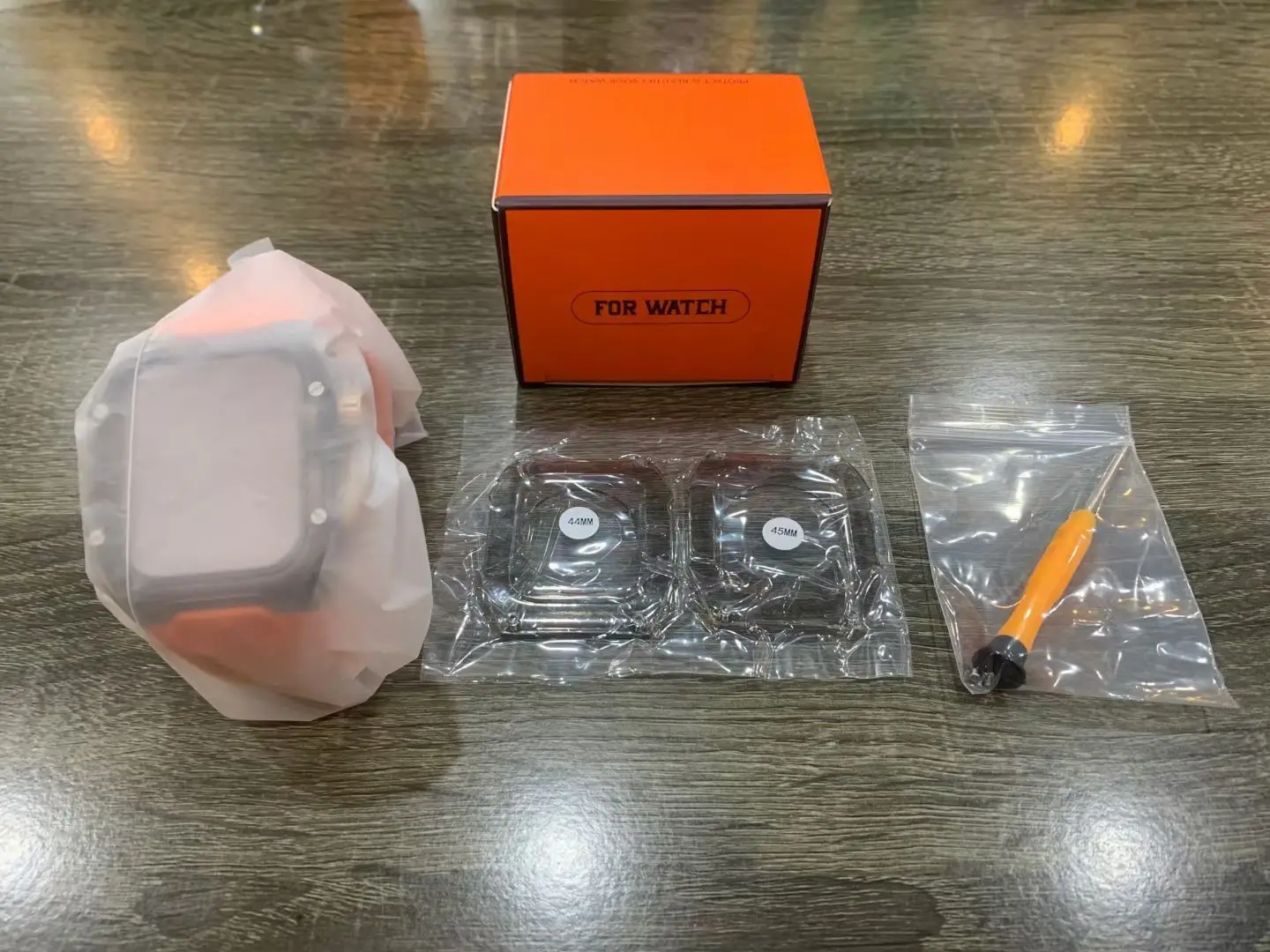 Modification Kit Strap for Apple Watch Series 11/10 46mm 42mm/Ultra 3 2 49mm Case+TPU Bracelet iWatch 9 8 7 6 SE 44mm 45mm 41mm