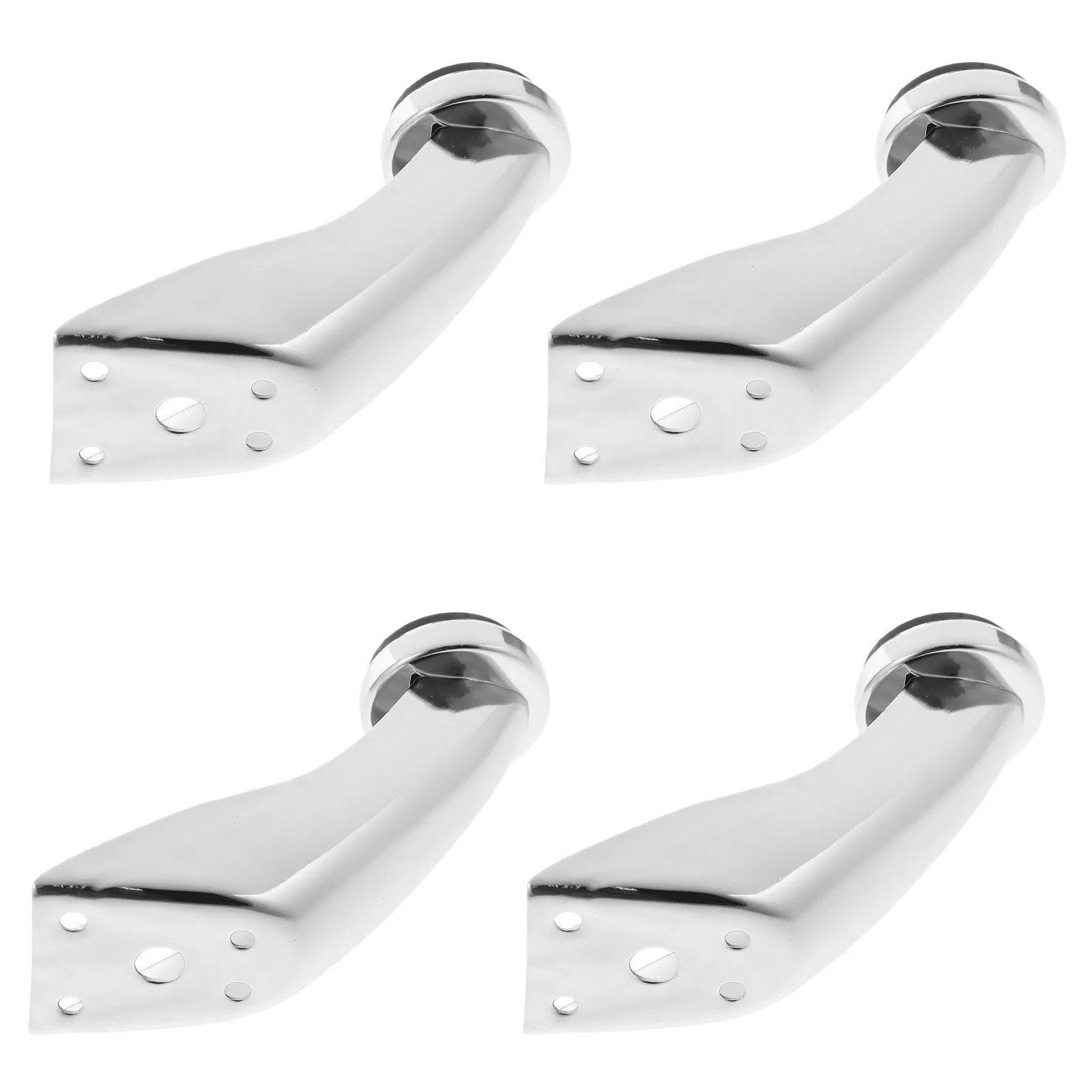 4Pcs Metal Furniture Legs 9Cm Heavy Duty Sturdy Metal Legs for Sofa Table Cabinet Dresser Bench Easy Installation Chrome Finish