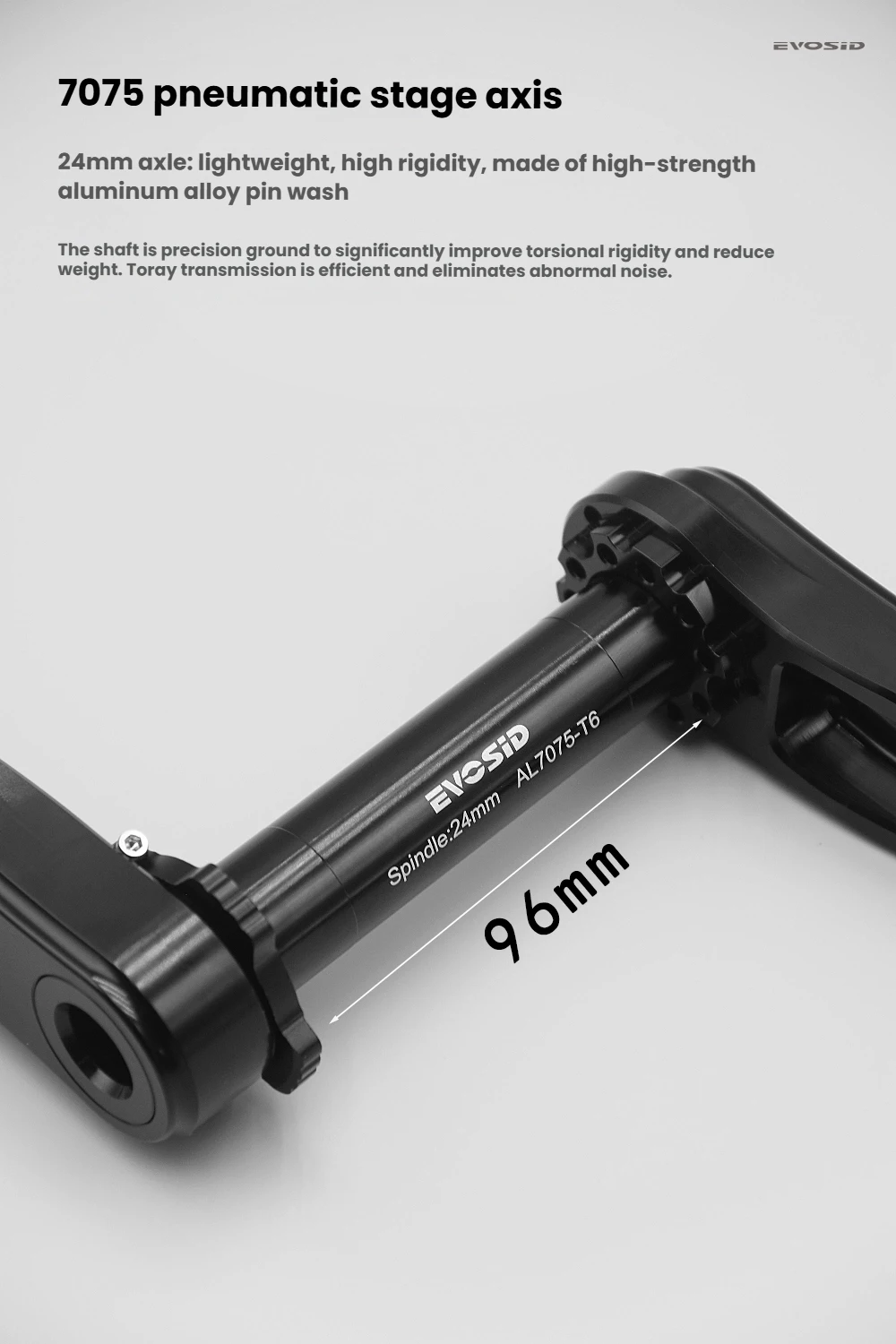 EVOSID Ultraleichte Rennrad-Kurbel Einzelkettenblatt Gravel-Bike Integrierte Kurbel 160/165/170MM CNC Faltbare Fahrradkurbel 8-12s – Detail 4