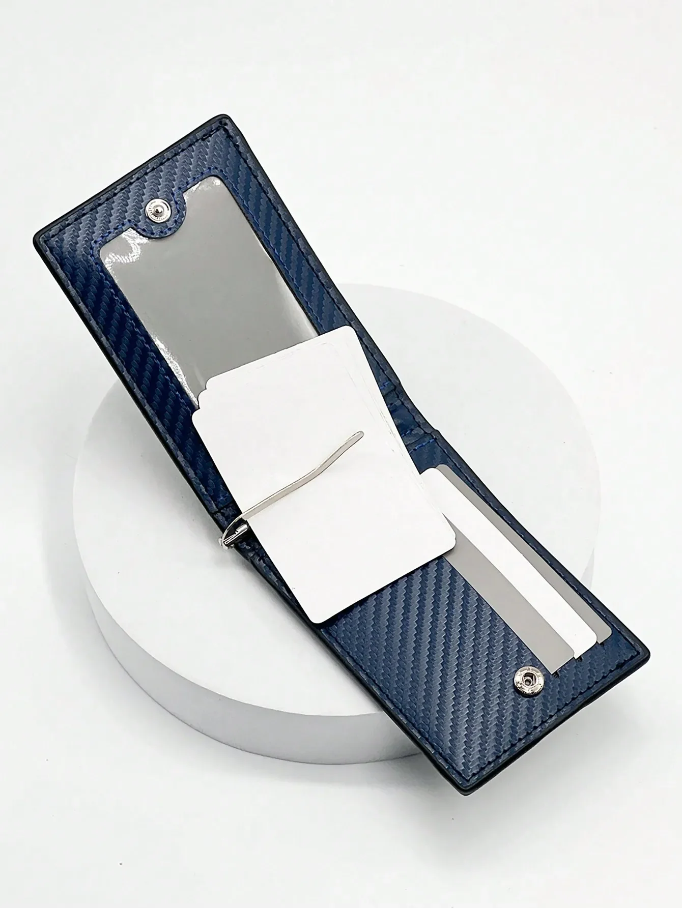 Clearance_Rfid ألياف الكربون جلد الرجال Airtag محافظ محفظة حامل بطاقة الائتمان لعلامة الهواء محفظة سوداء فاخرة الحد الأدنى بطاقة ث