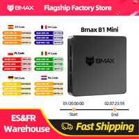 BMAX Mini PC B1 Mini Windows11Pro 8GB RAM 128GB ROM N4000 Micro Desktop Computer Dual- Band WiFi Mini Pc