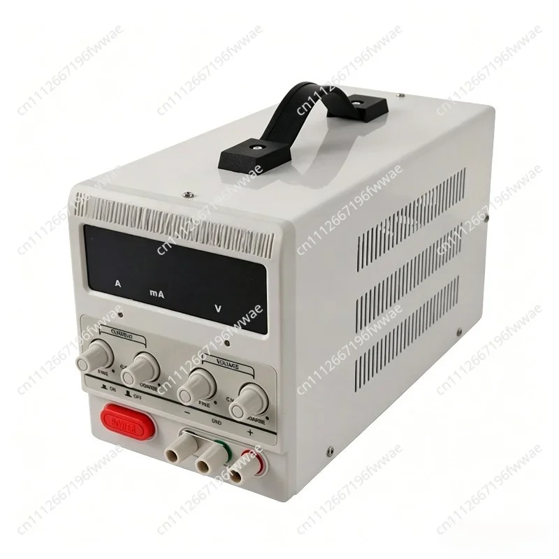3 Digit Display Adjustable DC Power Supply Variable Bench Power Supply for Electroplating Test Experiment Repair Maintenance