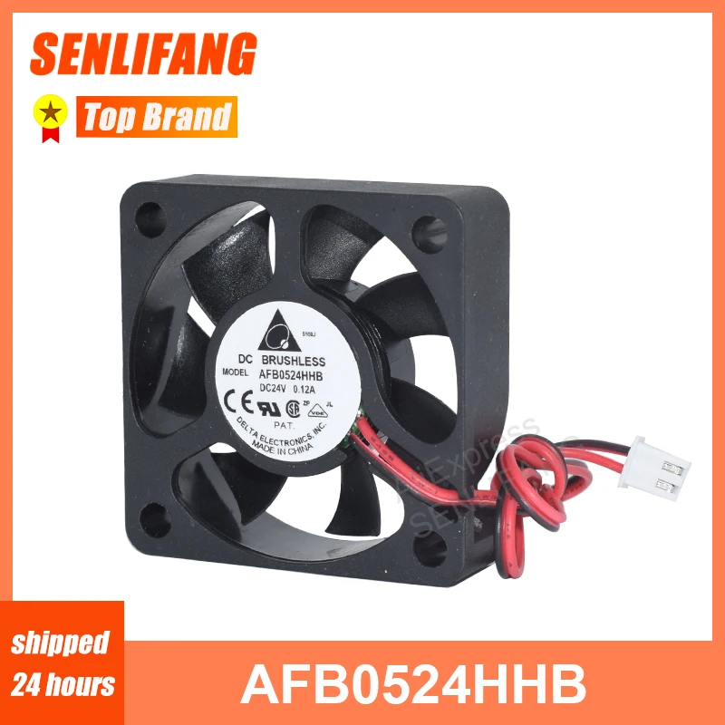 

Brand New Cooler For Delta AFB0524HHB 5015 24V 0.12A 5CM Large Air Volume Double Ball Inverter Fan