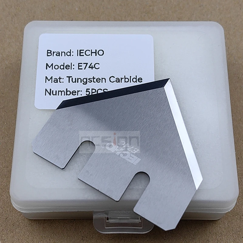 IECHO E74 Tungsten Carbide V-Cut Knife Oscillating Blade for iECHO Digital Die Cutter Cardboard KT Board Cutting Machine