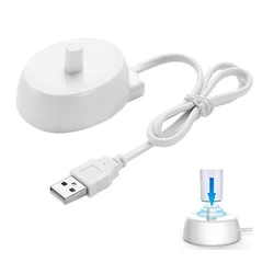 USB-Stecker elektrische Zahnbürste Ersatz Ladegerät Netz kabel Versorgung induktive Lade basis Modell Reise ladegerät für orale b