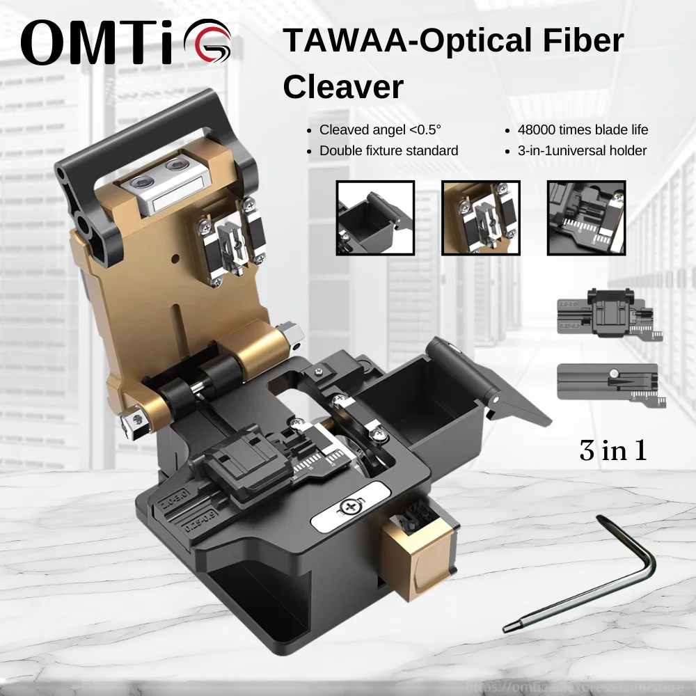 OMTiGTAWAA FC-30 Fiber Optic Cleaver 220+ Cleans Fiber Optic Cleaning Platform High Precision  48,000 Cleavers