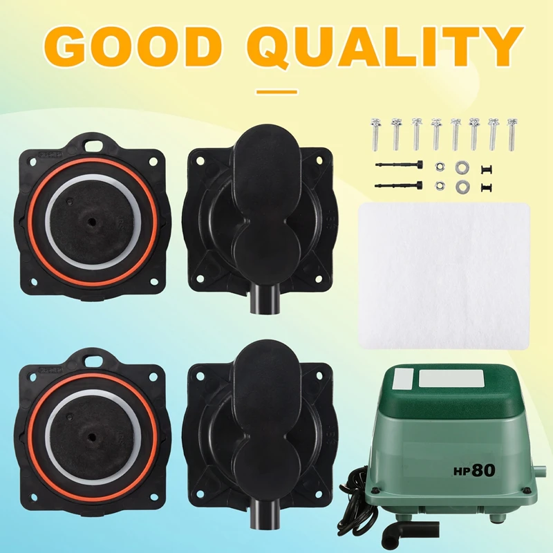 Imagem -03 - Air Pump Reconstruir Kit Completo para Hiblow hp 80 Hp60 80