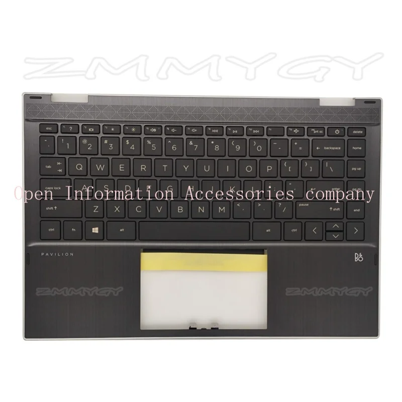 New For HP Pavilion X360 14-DW  14T-DW Replacement Palmrest  Keyboard L96526-001