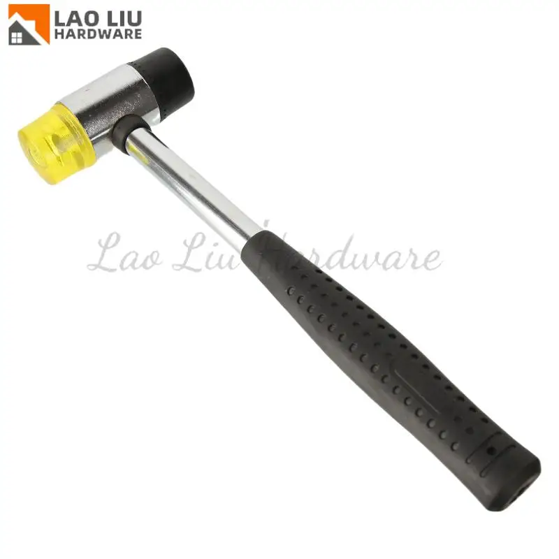 

30mm Mini Hammer Nylon Head Mallet Hand Tool Non-Slip Handle Nylon Rubber Used As Wood Plastic Jewelry Crafts