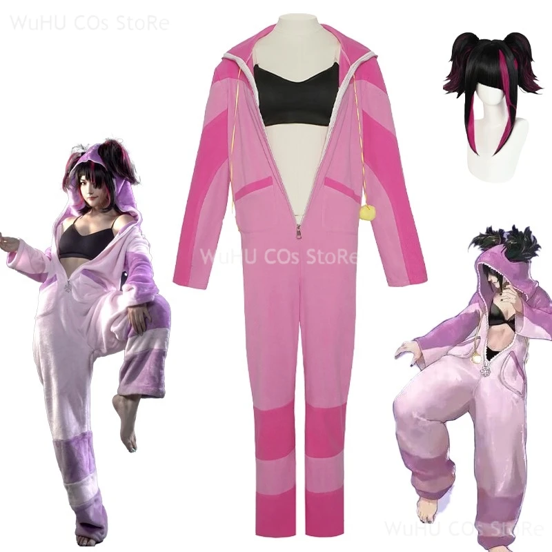 Vrouwen Juri Cosplay Fantasy Jumpsuits Anime Fighter Game SF Kostuum Vermomming Vrouwelijke Rollenspel Volwassen Meisjes Halloween Fantasia Pak