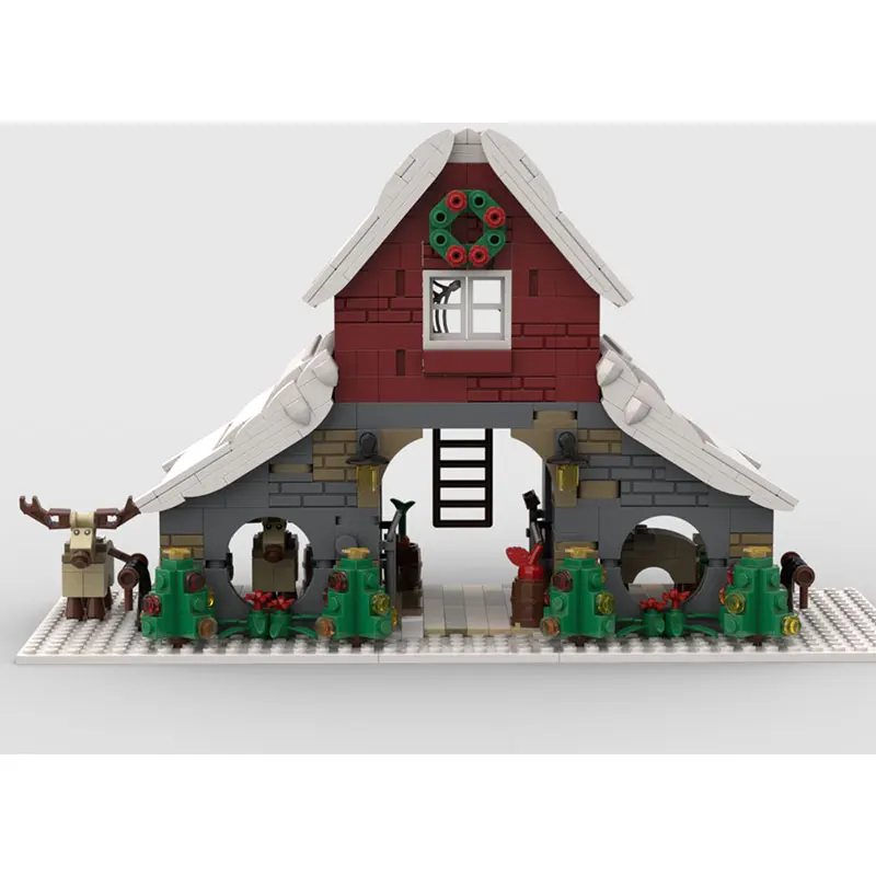 

Набор для сборки Spot MOC-503pcs: Современная архитектура, конструктор из мелких деталей, головоломка, модель, подарочный набор, украшение