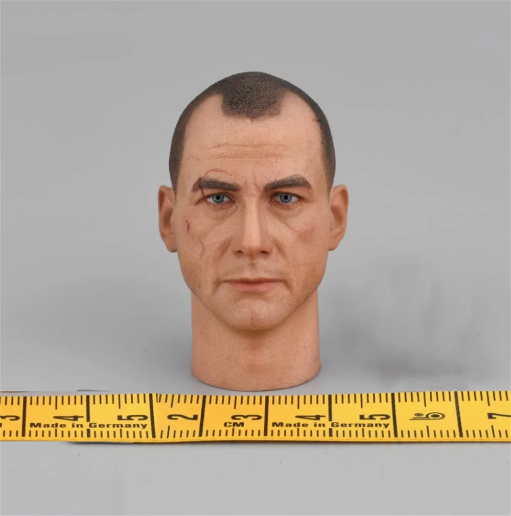 Male Head Sculpt Carving Scarf, Tipo de mão, Action Figure Collectable, 1:6 DID, D80177, Novo, Versão original