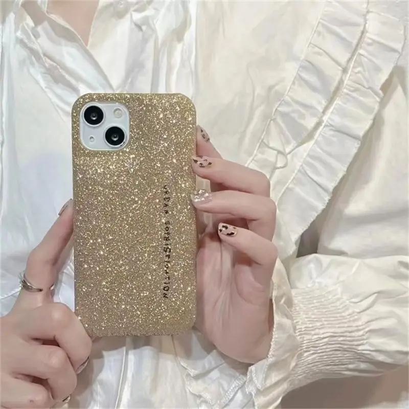 Fashionable Soap Glitter Solid Color Phone Case For iPhone 15 14 13 Pro Max  Popular Shockproof Back Cover Funda