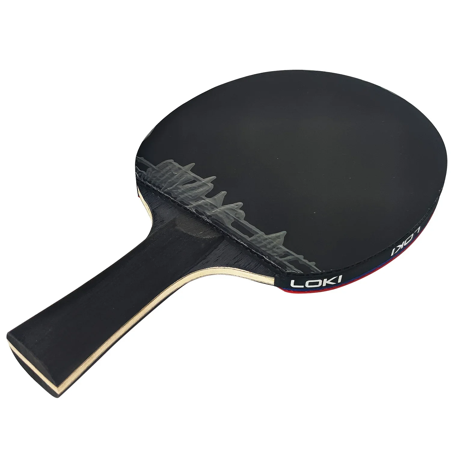 LOK-E-Series Raqueta de tenis de mesa, hoja de carbono profesional, raqueta de ping pong, goma de alta elasticidad