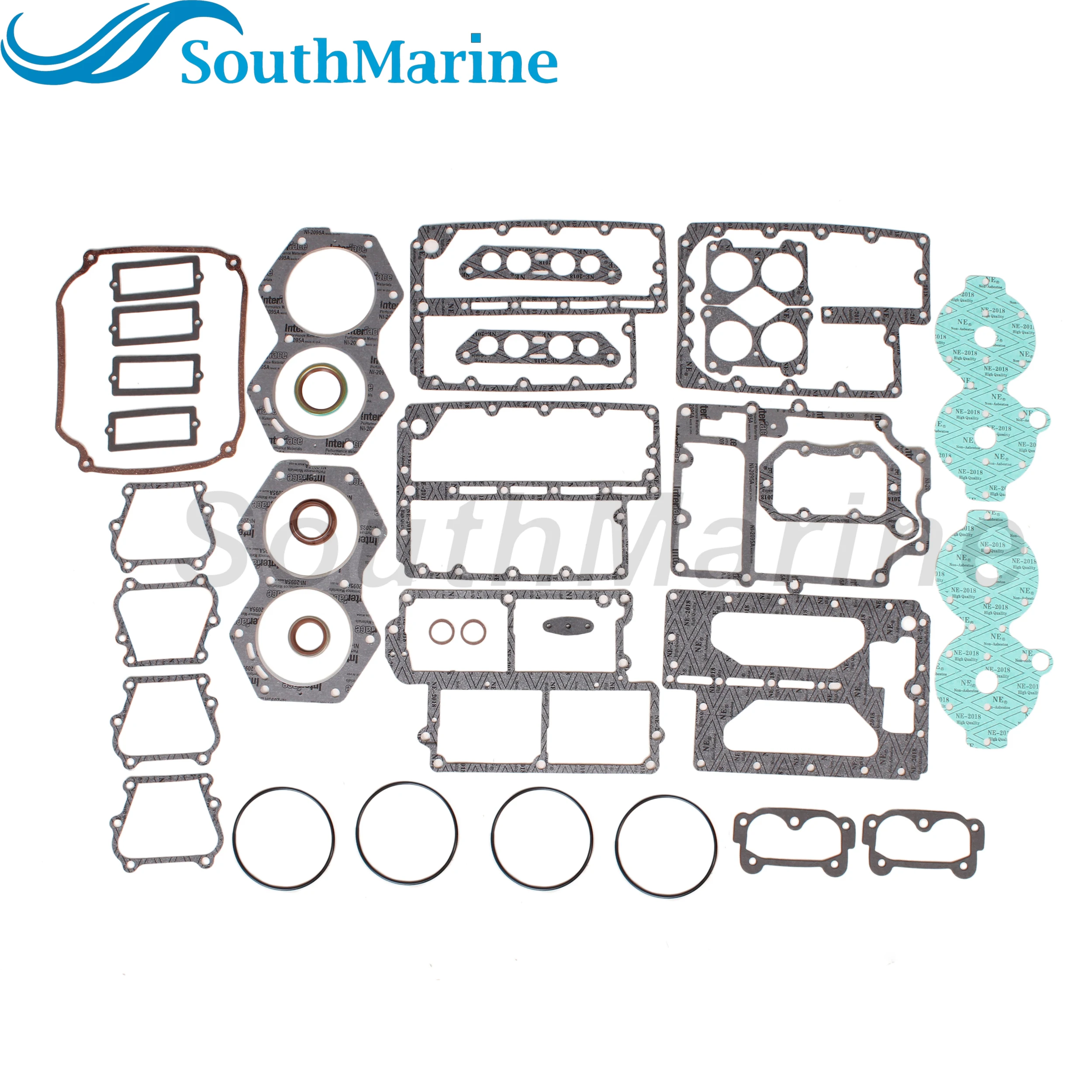 Boat Engine 439085 777398 389556 391300 18-4303-1 Power Head Powerhead Gasket Set for Evinrude Johnson OMC BRP V4 90HP 115HP