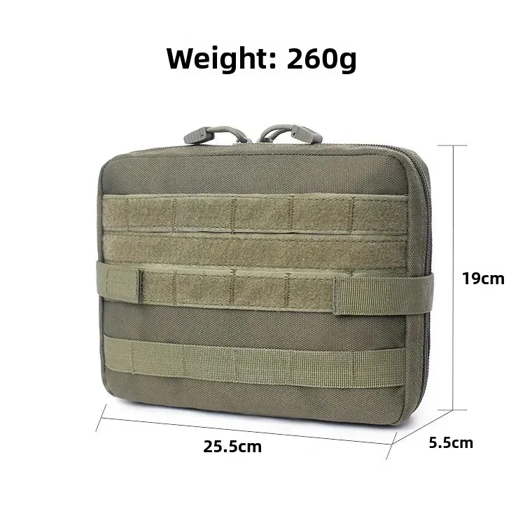 Taktische MOLLE Multifunktionstasche EDC Medizinische Ausrüstungszubehör Kleine Geräte-Organizer-Tasche für Wandern, Jagen, Angeln – Detail 4