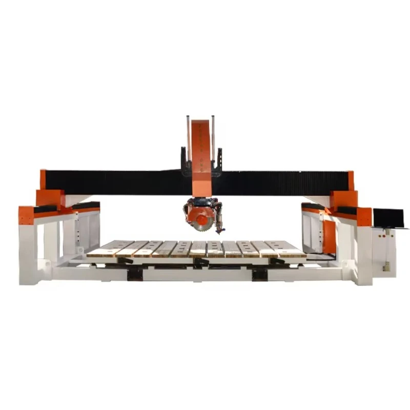 Saw stone cutters cut marble and granite