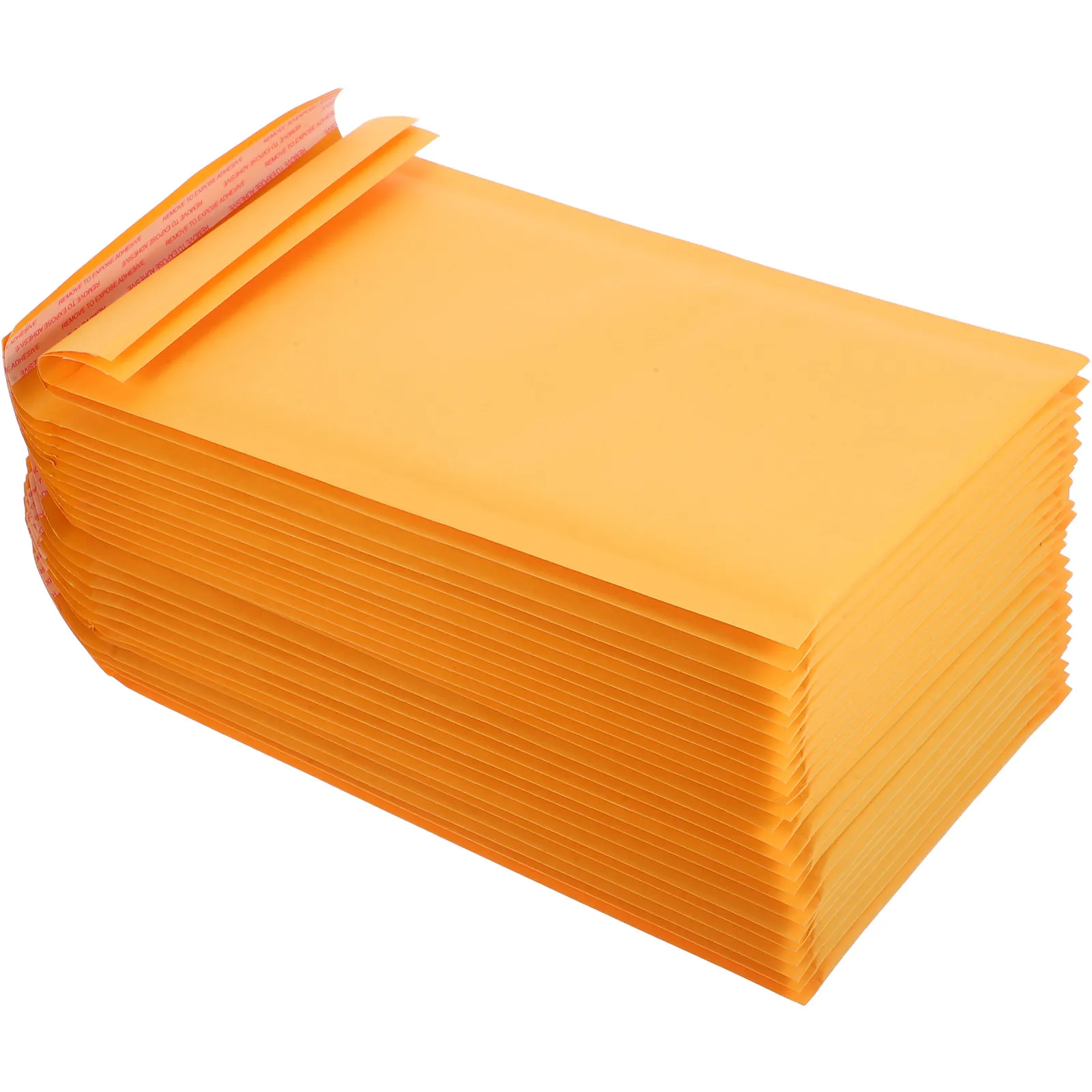 

25Pcs Yellow Craft Paper Bubble Mailers Self Seal Padded Envelopes for Shipping Mailing Photos Jewelry Cosmetics Small Crafts