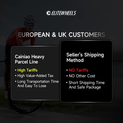 Imagen 2 del producto ELITEWHEELS SLT ruedas de carbono para carretera Aero 3K freno de sarga rodamiento de cerámica Pilar de cubo 1423 radios cubierta juego de ruedas sin cámara