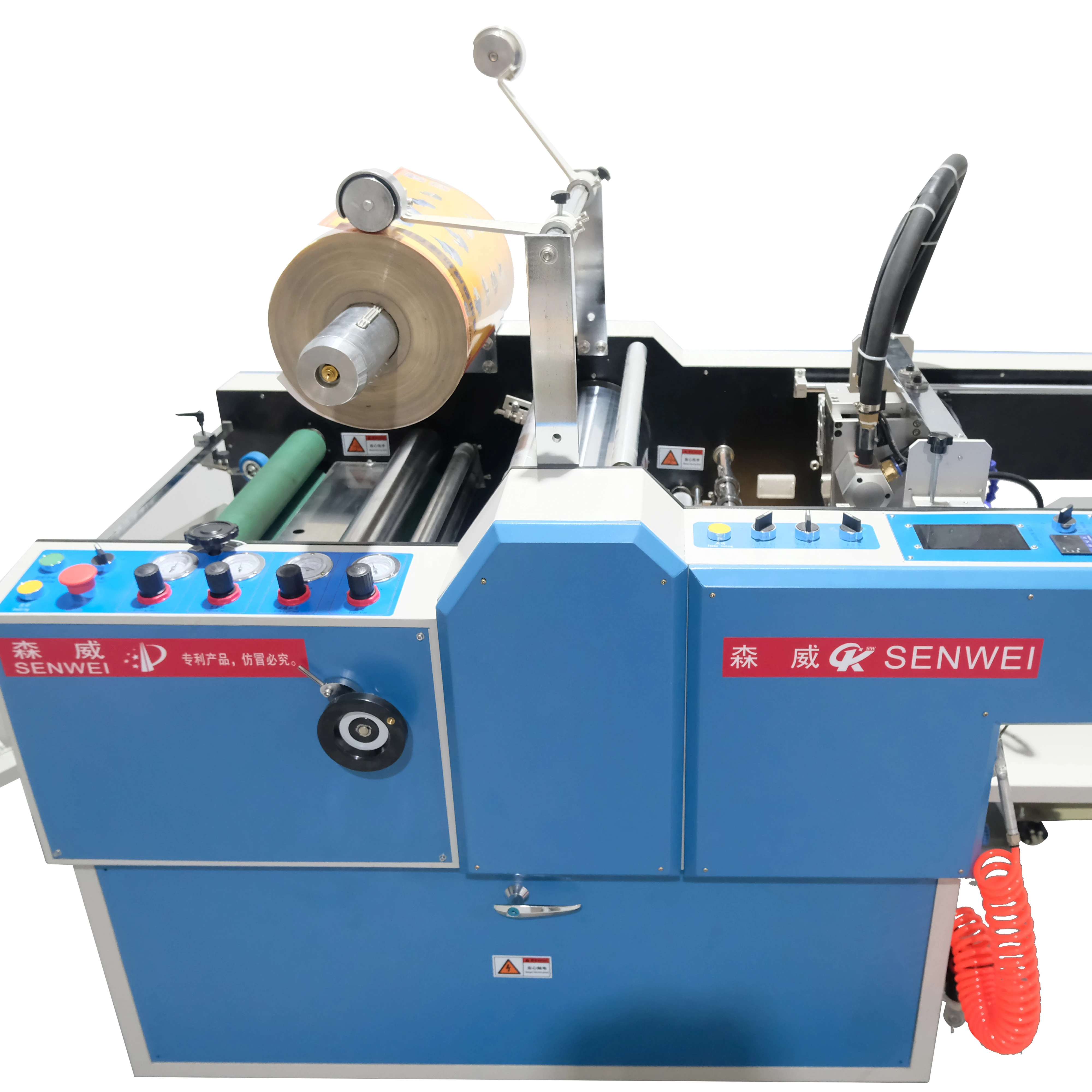 SWFM-540F 0-25m/min Fast Speed Fully Automatic Oil Heating Laminating Machine Printing Shops Use Laminating Machine
