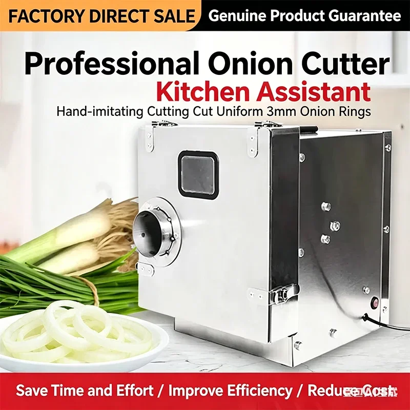 NF New Compact Vegetable Cutter A Commercial-Grade, Fully Automatic Tool for Chopping Scallions and Garlic Multifunctional Elect