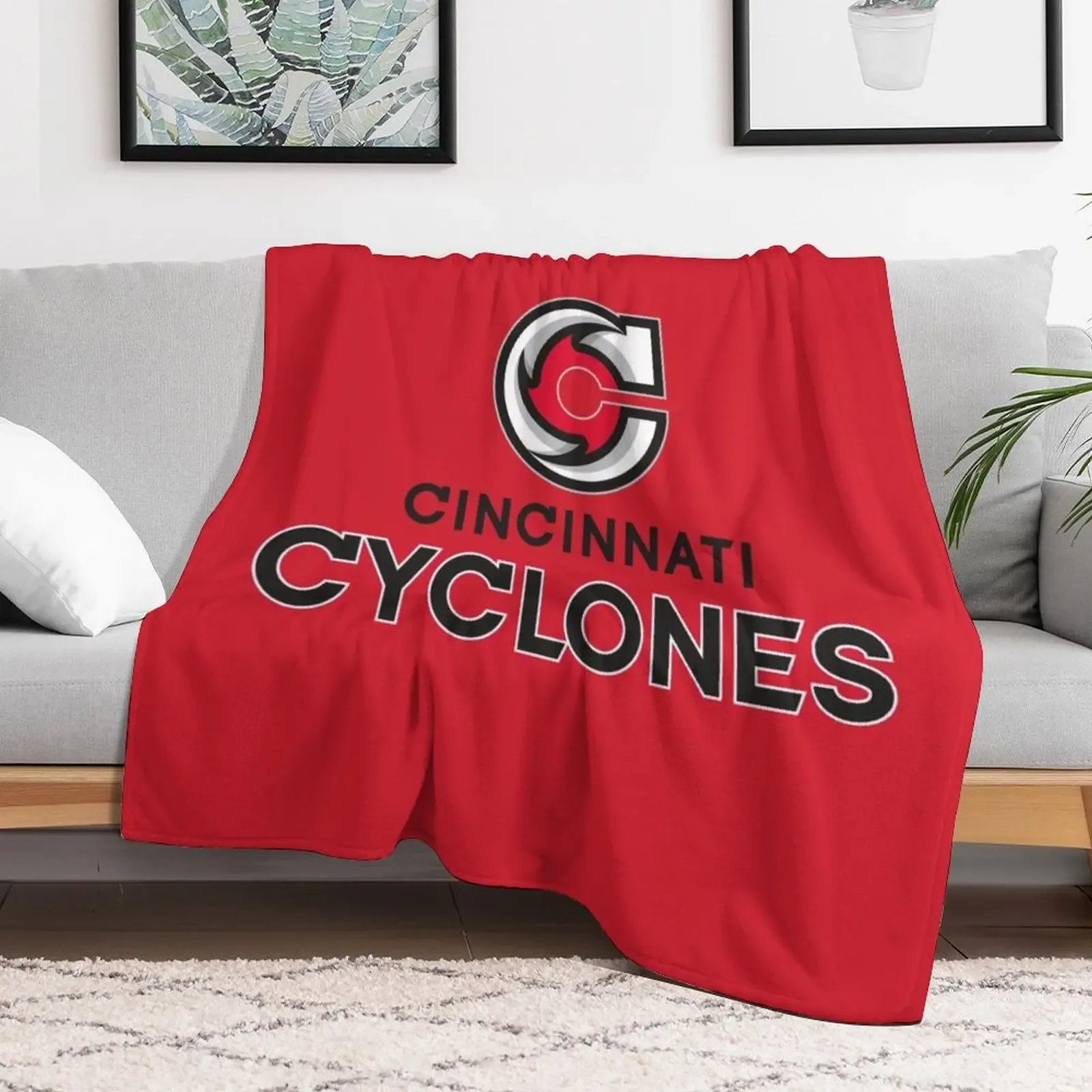 Cyclones-Cincinnati Throw Blanket Hairy Blankets For Baby Blankets