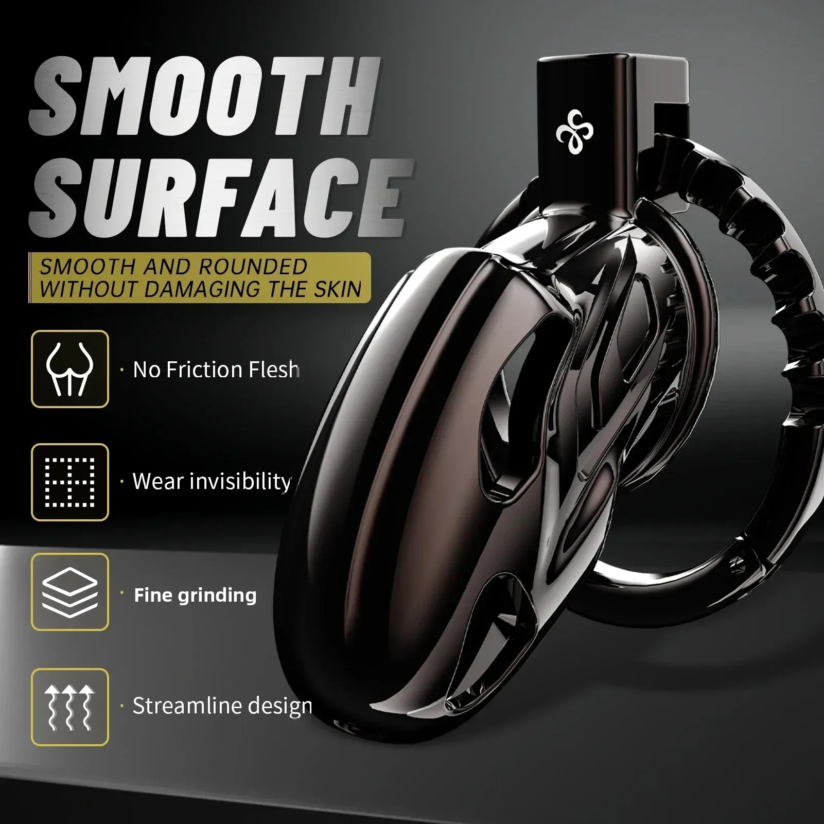 BUYBOOS ذكر العفة قفص قابل للتعديل خواتم قفص الديك مع قسطرة الإحليل BDSM CB مجرى البول قفل العفة جهاز الكبار SexToy #5