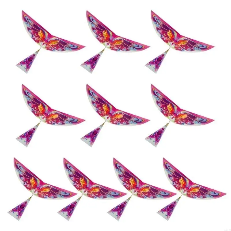 DIY BIRDS KITE Outdoor Toy gumka gumka zasilana ręcznie robione modele dla dzieci