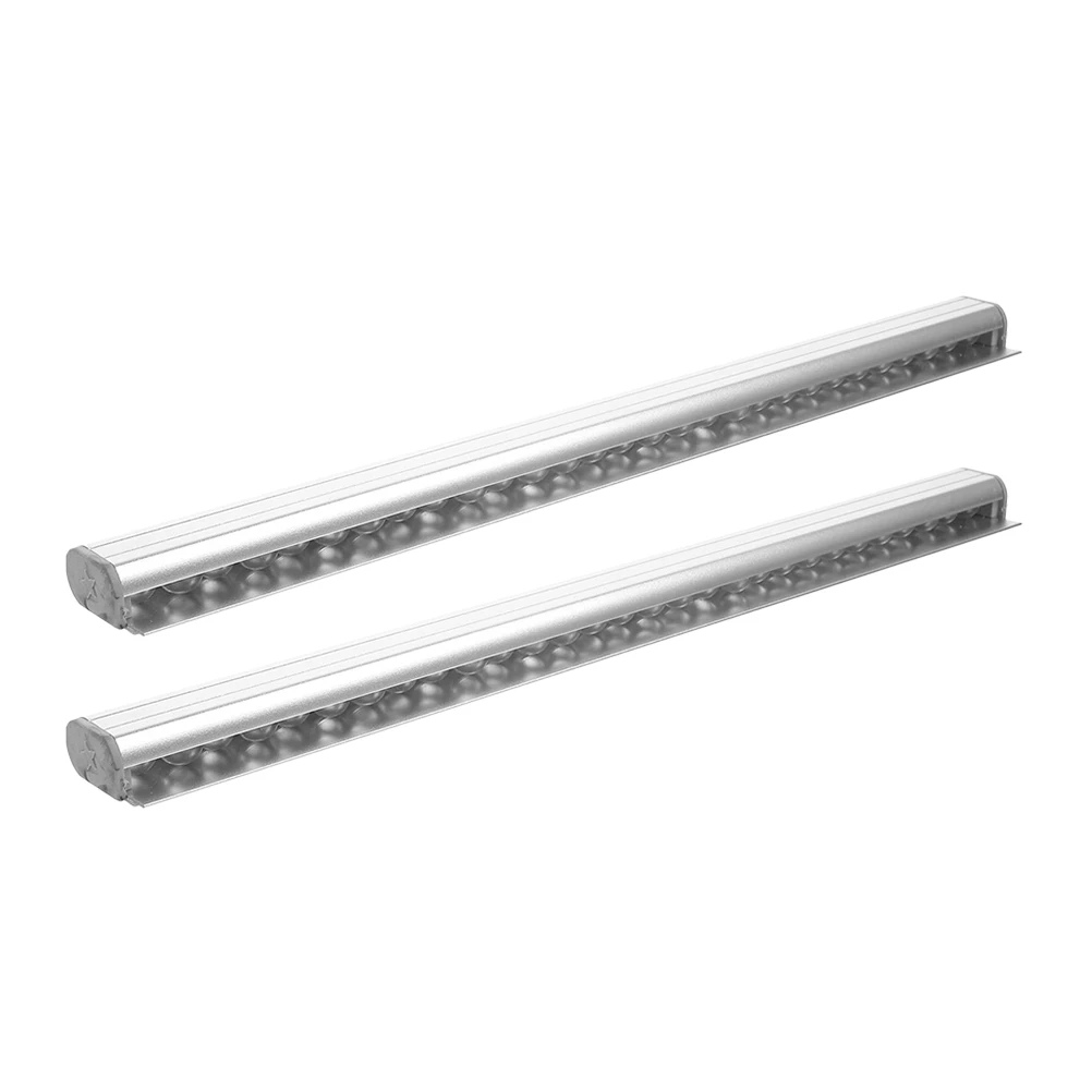 

2Pcs Wall Mounted Kitchen Order Holder Aluminum Menu Board Secure Ticket Rail Easy Use Receipt Organizer for Restaurant