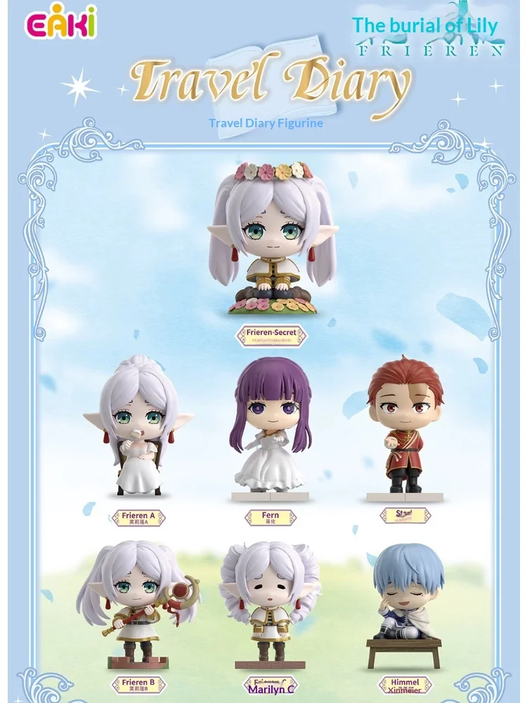 EAKI New Product Funeral: Fullian Travel Diary Handmade Blind Box Doll Desktop Car Ornament Toy Gift